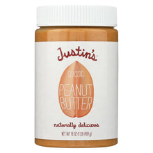 Load image into Gallery viewer, Justin&#39;s Nut Butter Peanut Butter - Classic - Case Of 12 - 16 Oz.