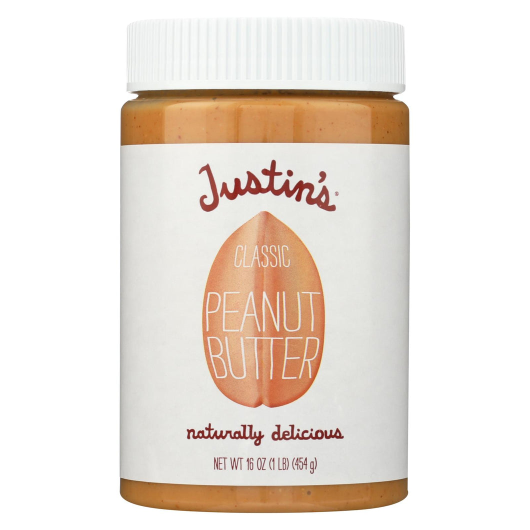 Justin's Nut Butter Peanut Butter - Classic - Case Of 12 - 16 Oz.