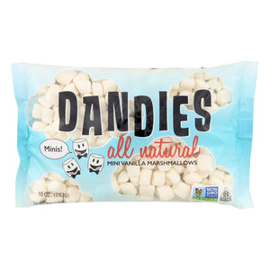 Dandies - Air Puffed Mini Marshmallows - Classic Vanilla - Case Of 12 - 10 Oz.