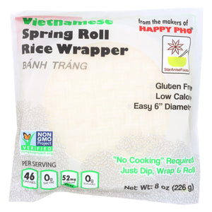 Star Anise Foods Vietnamese Spring Roll Rice Wrapper  - Case Of 12 - 8 Oz