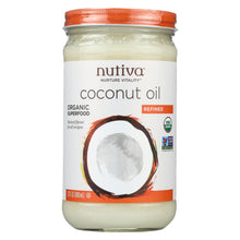 Load image into Gallery viewer, Nutiva Organic Coconut Oil - Refined - Case Of 6 - 23 Fl Oz.