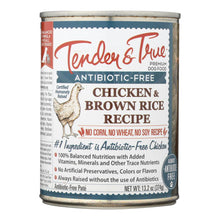 Load image into Gallery viewer, Tender &amp; True Dog Food Chicken And Brown Rice - Case Of 12 - 13.2 Oz