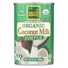 Load image into Gallery viewer, Native Forest Organic Coconut Milk - Pure And Simple - Case Of 12 - 13.5 Fl Oz
