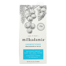 Load image into Gallery viewer, Milkadamia Milk - Unsweetened - Case Of 6 - 32 Fl Oz.
