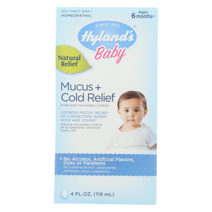 Hyland's Baby Mucous And Cold Relief Homeopathic Medicine  - 1 Each - 4 Oz