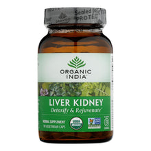 Load image into Gallery viewer, Organic India Usa Whole Herb Supplement, Liver Kidney  - 1 Each - 90 Vcap