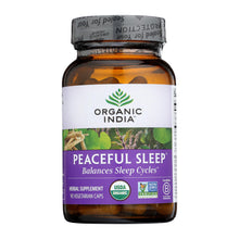 Load image into Gallery viewer, Organic India Whole Herb Supplement, Peaceful Sleep  - 1 Each - 90 Vcap