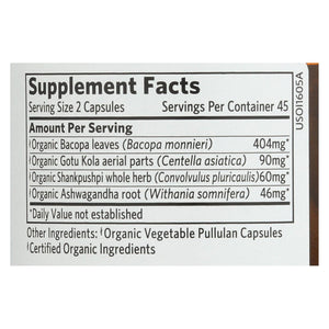 Organic India Usa Whole Herb Supplement  - 1 Each - 90 Vcap