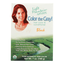 Load image into Gallery viewer, Light Mountain - Clr Gry Conditioner Black - 7 Oz