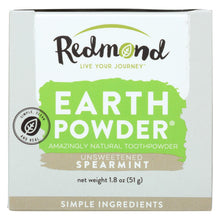 Load image into Gallery viewer, Redmond Earthpowder Toothpowder Spearmint  - 1 Each - 1.8 Oz