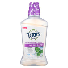 Load image into Gallery viewer, Tom&#39;s Of Maine - Mouthwash Fresh Mint Whlc - 1 Each - 16 Fz