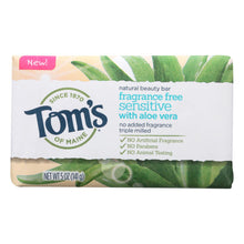 Load image into Gallery viewer, Tom&#39;s Of Maine - Beauty Bar Sensitive Fat Free - Case Of 6 - 5 Oz