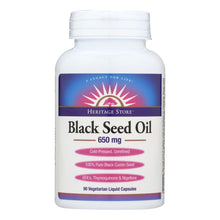 Load image into Gallery viewer, Heritage Store Black Seed Oil Dietary Supplement  - 1 Each - 90 Vcap