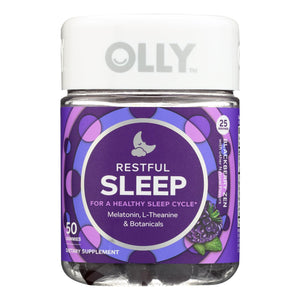 Olly - Supp Restful Sleep Blkbry - 1 Each - 50 Ct
