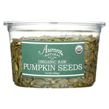 Load image into Gallery viewer, Aurora Natural Products - Organic Raw Pumpkin Seeds - Case Of 12 - 10 Oz.