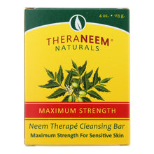 Load image into Gallery viewer, Theraneem Naturals Maximum Strength Neem Therape Cleansing Bar  - Case Of 3 - 4 Oz