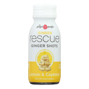 Ginger People - Ginger Shot Rescue Lemon Cynn - Case Of 12 - 2 Fz