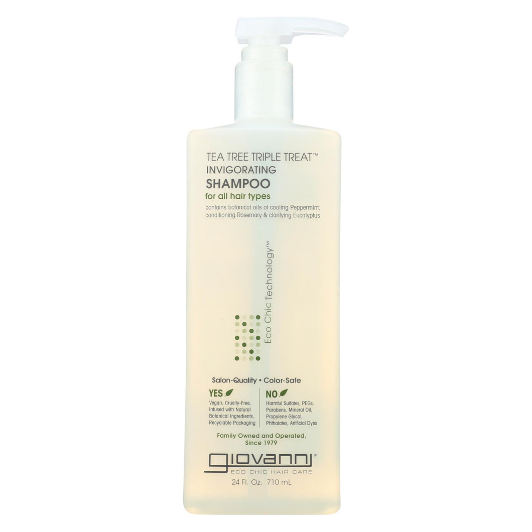Giovanni Hair Care Products - Shampoo Tea Tree Invigorating - 24 Fz