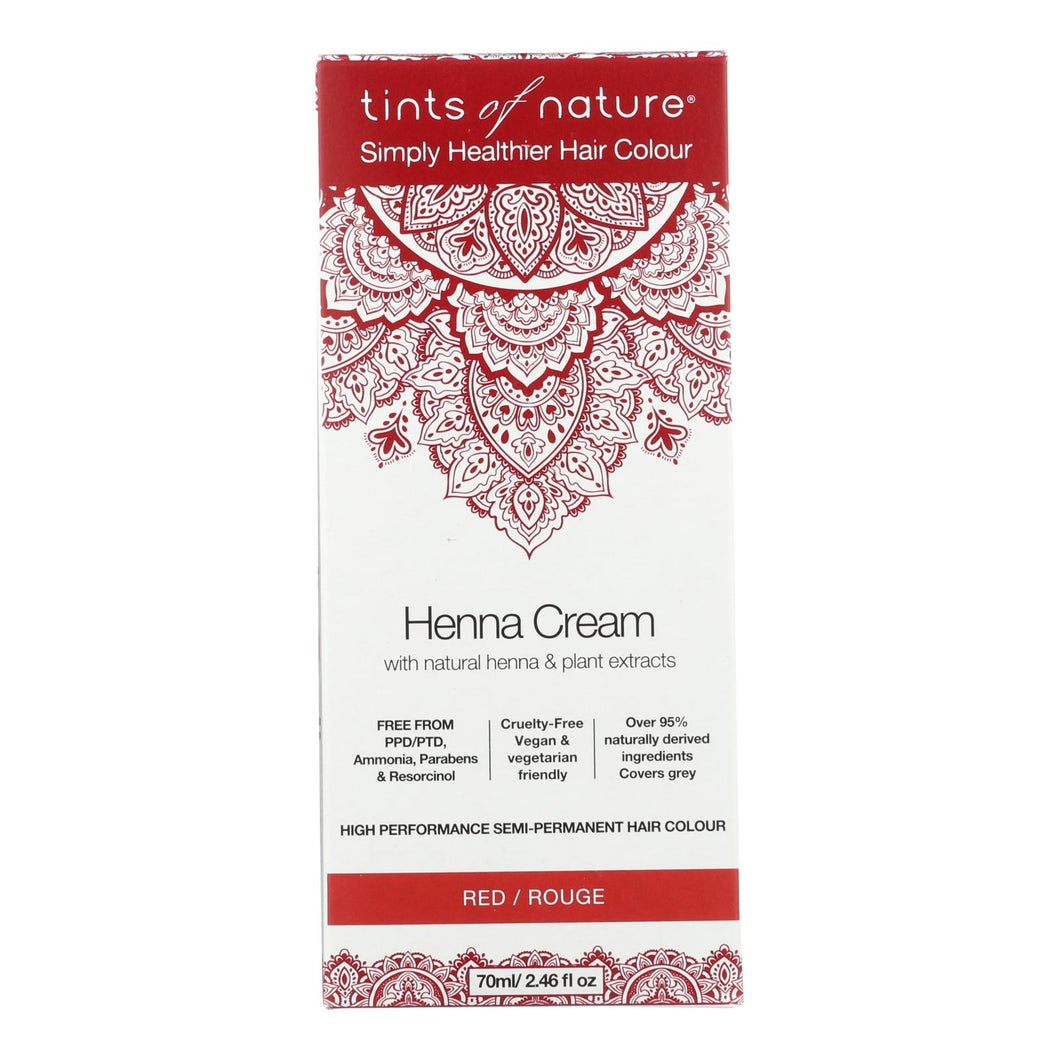 Tints Of Nature - Henna Cream Red - 2.46 Fz