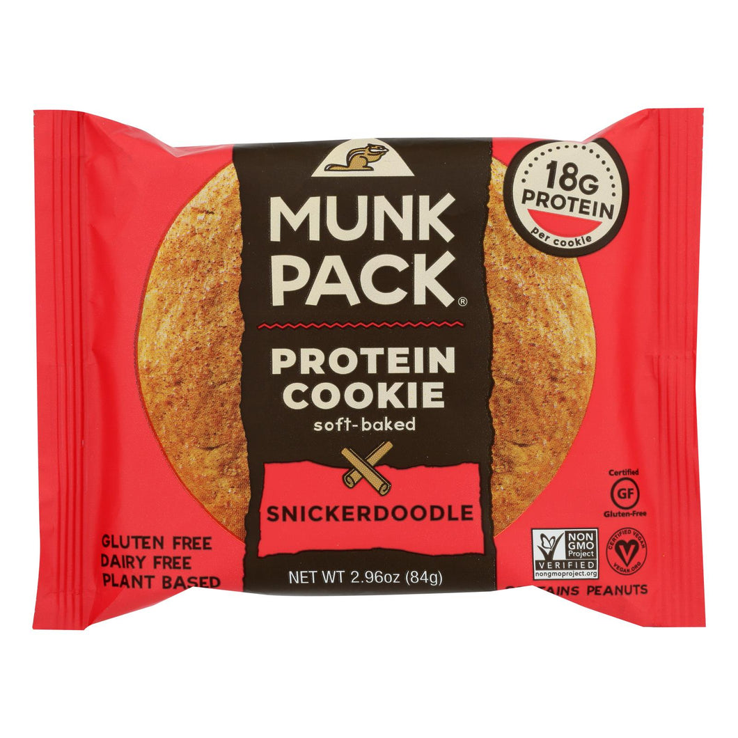 Munk Pack - Cookie Snickerdoodle - Case Of 6 - 2.96 Oz