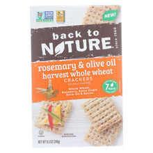 Load image into Gallery viewer, Back To Nature - Crackers Rsmry&amp;olive Oil - Case Of 12 - 8.5 Oz