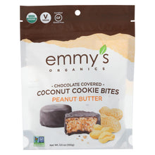 Load image into Gallery viewer, Emmy&#39;s Organics - Bites Chocolate Cvrd Peanut Butter - Case Of 6 - 3.5 Oz