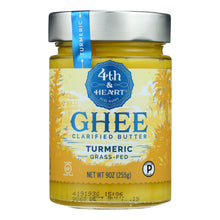 Load image into Gallery viewer, 4th &amp; Heart - Ghee - Turmeric Grass Fed - Case Of 6 - 9 Oz.