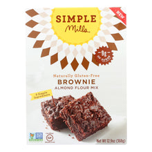 Load image into Gallery viewer, Simple Mills - Brownie Mix Almond Flour - Case Of 6 - 12.9 Oz