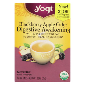 Yogi - Tea Blkbry Apple Digest - Case Of 6 - 16 Bag