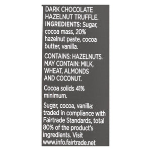 Divine - Bar Dark Chocolate Hazelnut Trffl - Case Of 12 - 3 Oz