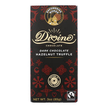 Load image into Gallery viewer, Divine - Bar Dark Chocolate Hazelnut Trffl - Case Of 12 - 3 Oz