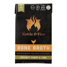 Load image into Gallery viewer, Kettle And Fire - Bone Broth Cnutcury-lime - Case Of 6 - 16.9 Oz