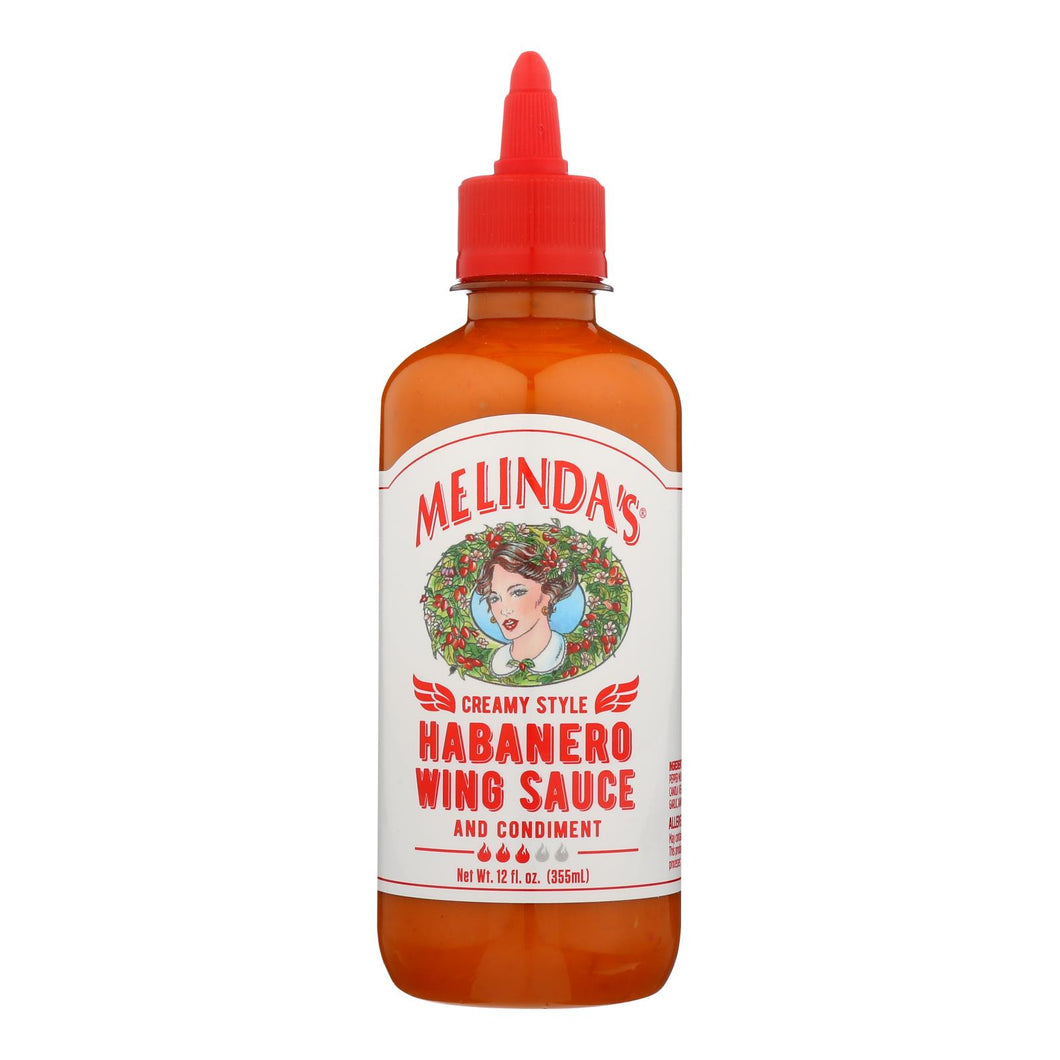 Melinda's - Wing Sauce Creamy Habanero - Case Of 6 - 12 Oz