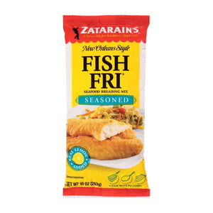 Zatarain's Fish Fry- Seasoned - Case Of 12 - 10 Oz.