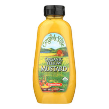 Load image into Gallery viewer, Organic Ville Organic Yellow - Mustard - Case Of 12 - 12 Oz.