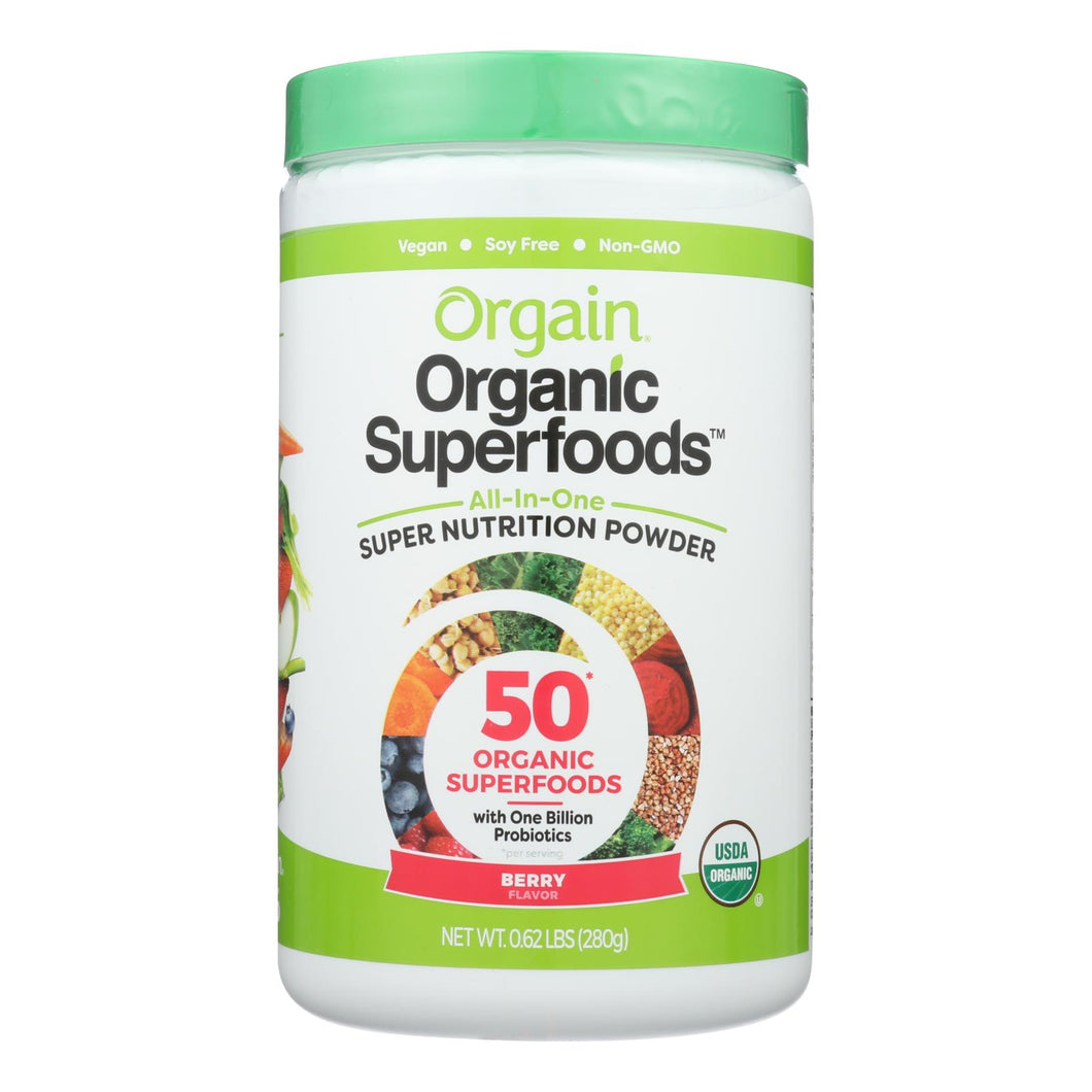 Orgain Organic Hydration Powder - Berry Punch - 0.62 Lb.