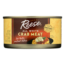 Load image into Gallery viewer, Reese Crabmeat - All White - Case Of 12 - 6 Oz