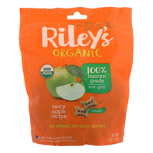 Load image into Gallery viewer, Riley&#39;s Organics Organic Dog Treats, Apple Recipe, Small  - Case Of 6 - 5 Oz