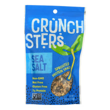 Load image into Gallery viewer, Crunchsters - Sprouted Protein Snack - Sea Salt - Case Of 6 - 4 Oz.