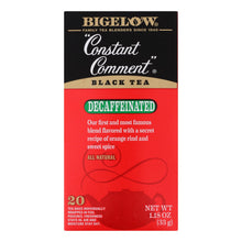 Load image into Gallery viewer, Bigelow Tea Constant Comment Decaffeinated Black Tea - Case Of 6 - 20 Bags