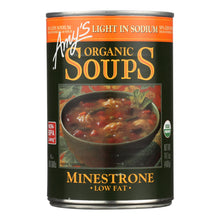Load image into Gallery viewer, Amy&#39;s - Organic Low Sodium Minestrone Soup - Case Of 12 - 14.1 Oz