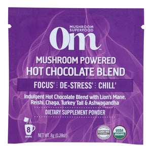 Om - Hot Chocolate Mushroom Pwdr - 1 Each 1-10 Ct