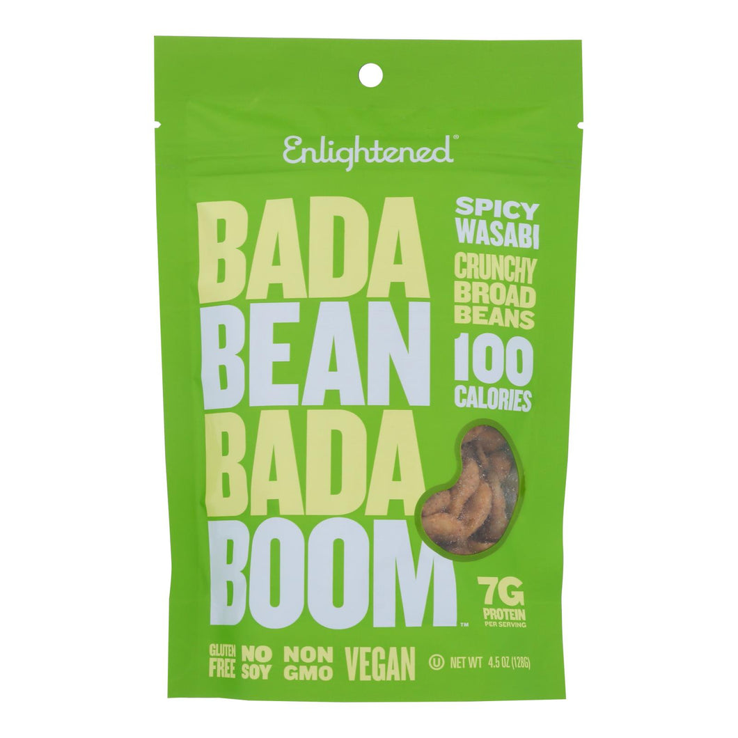 Bada Bean Bada Boom - Crunchy Beans Spicy Wasabi - Case Of 6-4.5 Oz