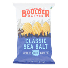 Load image into Gallery viewer, Boulder Canyon - Kettle Cooked Canyon Cut Potato Chips -natural - Case Of 12 - 6.5 Oz