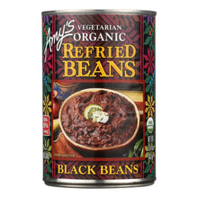 Load image into Gallery viewer, Amy&#39;s - Organic Refried Black Beans - Case Of 12 - 15.4 Oz.