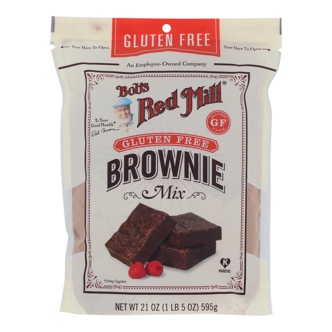 Bob's Red Mill - Brownie Mix Gluten Free - Case Of 4-21 Oz