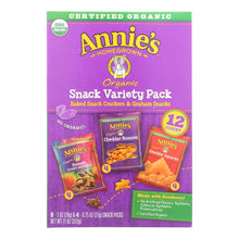 Load image into Gallery viewer, Annie&#39;s Homegrown Snack Pack - Organic - Variety - 12ct - Case Of 6 - 12 Count