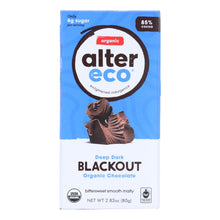 Load image into Gallery viewer, Alter Eco Americas Organic Chocolate Bar - Dark Blackout - 2.82 Oz Bars - Case Of 12