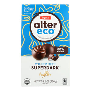 Alter Eco - Truffle Spr Dark Chocolate - Case Of 8 - 4.2 Oz