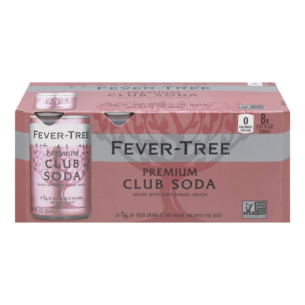 Fever-tree - Club Soda Cans - Case Of 3-8-5.07fz